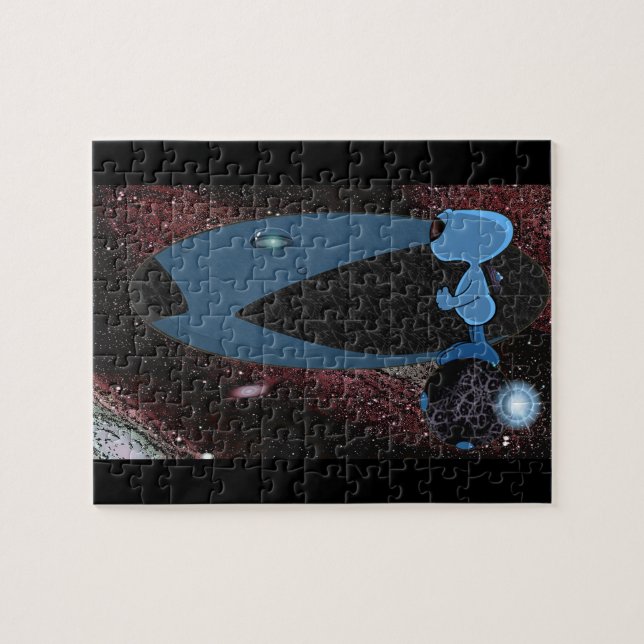 Qwiby Jigsee Quebra-cabeça (Horizontal)