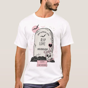 R.I.P. Amor — Camiseta engraçada anti-Dia dos Namo