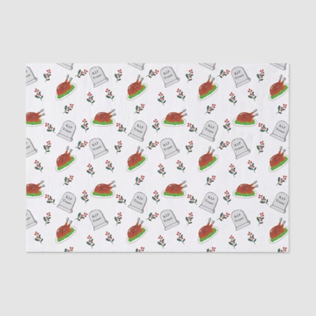 R.I. Turquia — Papel de tecidos de Natal (Frente )