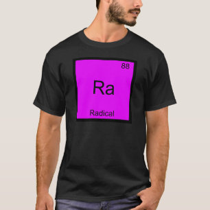 Ra - Camiseta Radical com Símbolo de Elemento Quím