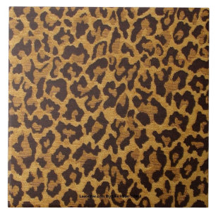 RAB Rockabilly Clássico Azulejo Estampa de Leopard