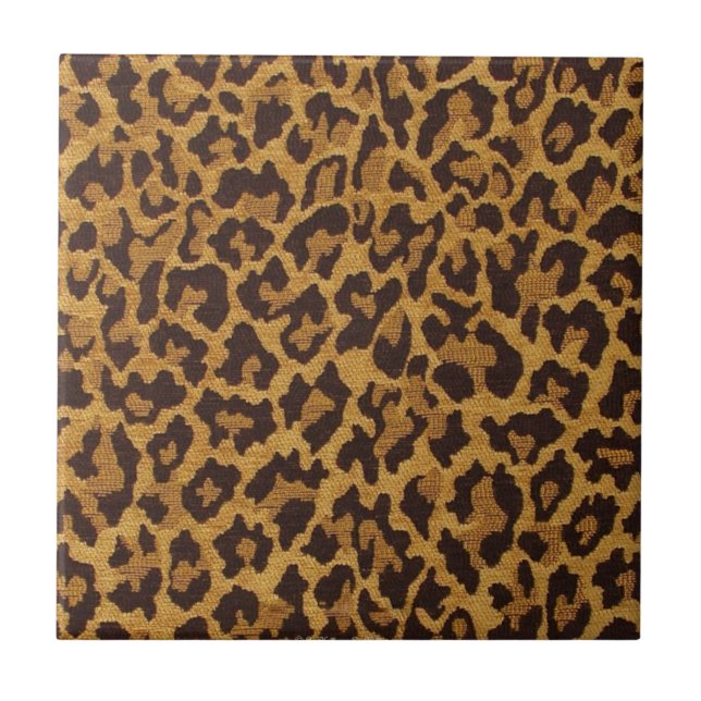 RAB Rockabilly Leopard Print Brown Dourado (Frente)
