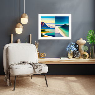 Rabaul Diptych - Impressão de Arte Canvas