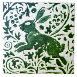 Rabbit Batik Moderno Floresta Azul