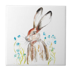 Rabbit Bunny Hare Floral Animal Selvagem Cute