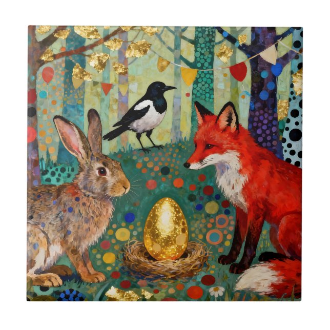 Rabbit, Magpie, Fox and “The Golden Goose Egg” (Frente)