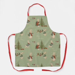 Rabbit Peter feriados natais Apron