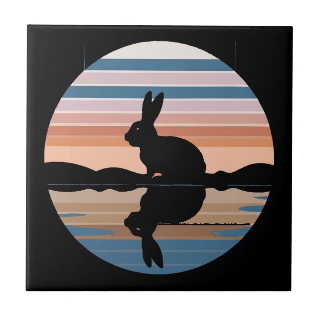 Rabbit Retro Sunset (Frente)