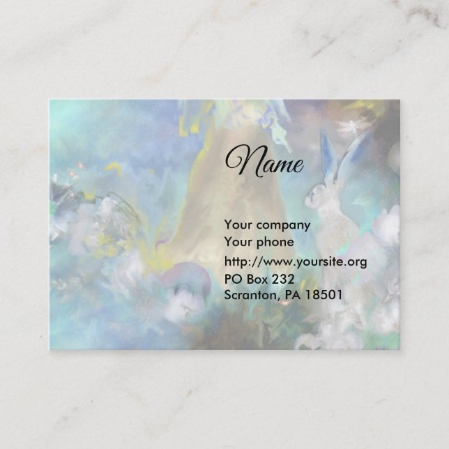 Rabbit Tales Cartão de visita (Frente)