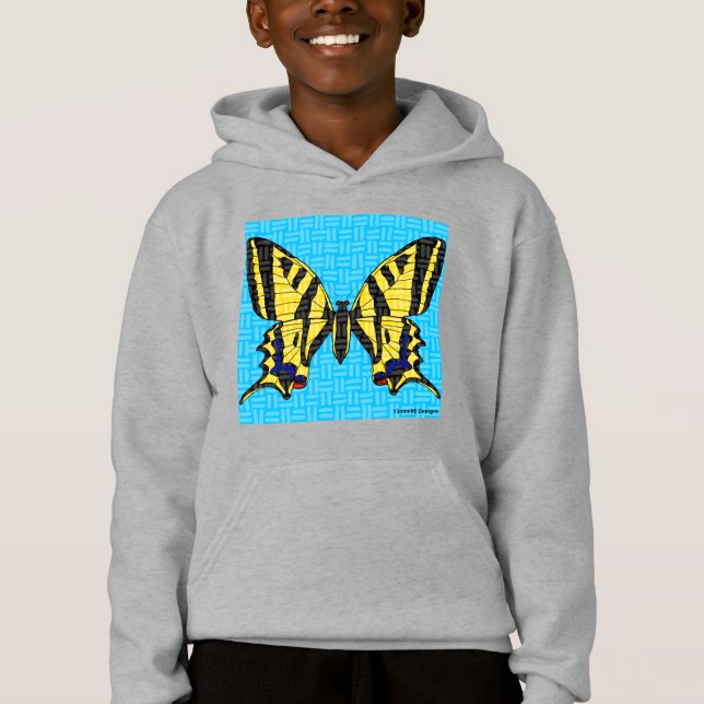 Rabicho-de-andorinha (vívido) - Capuz de Pull-Over (Frente)