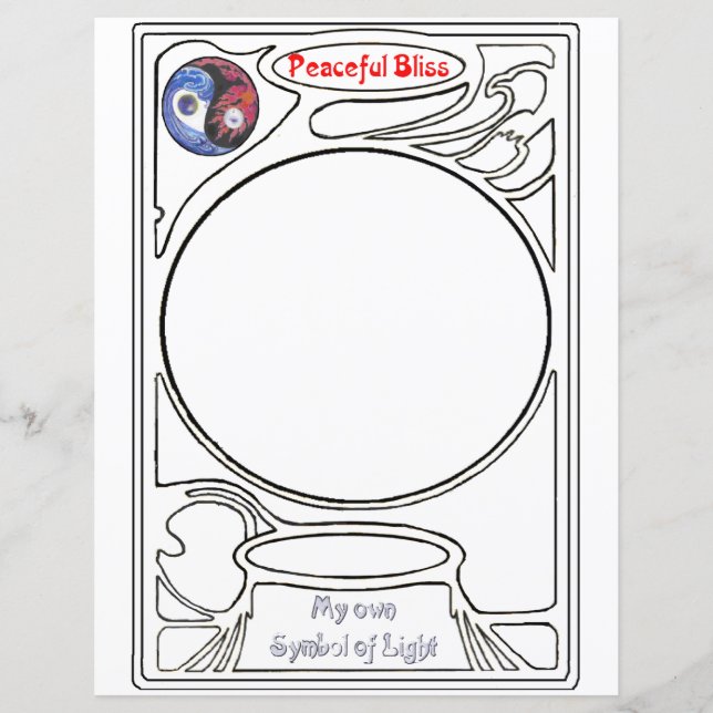 Rabiscar no símbolo da Felicidade Pacífica (Frente)