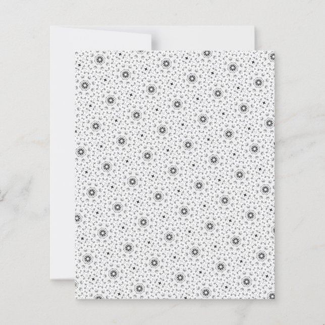 rabisco de abstrato do Maacah001 B&W (Frente)