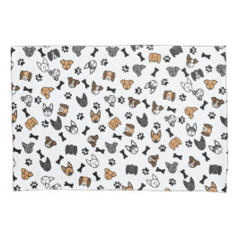 Raças de Cachorros Bonitos Divertidos com Ossos e