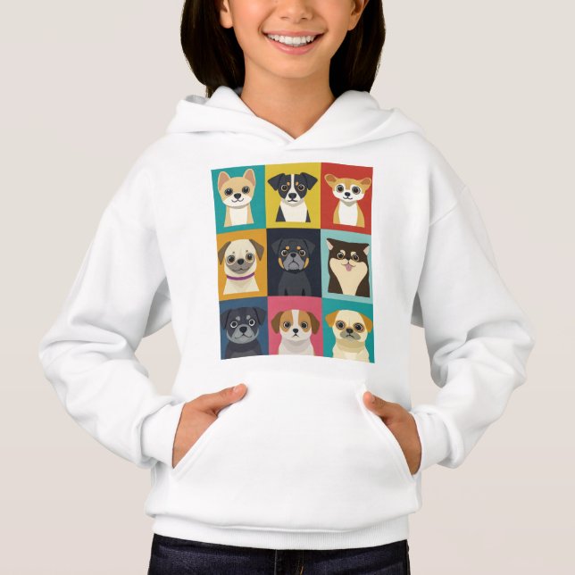 Raças de cães de desenho animado (Frente)