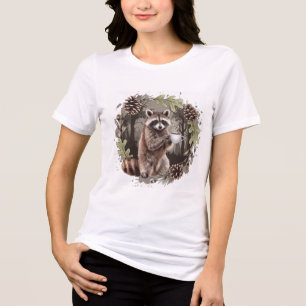 Raccoon com café