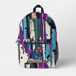 Raccoon De Rua Explorando Através De Uma Lata De L