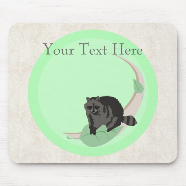 Raccoon Mousepad (Frente)