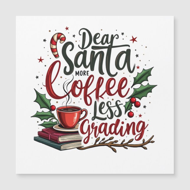 Raccoon Vestindo Papai Noel e Natal (Frente)