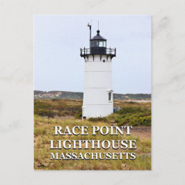 Race Point Lighthouse, cartão postal de Massachuse