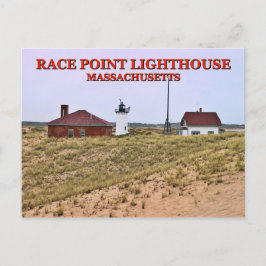 Race Point Lighthouse, cartão postal de Massachuse