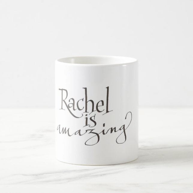 Rachel é caneca surpreendente (Centro)