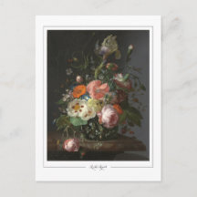 Rachel Ruysch #35 - Cartão Postal de Arte Fina