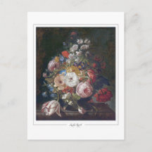 Rachel Ruysch #61 - Cartão Postal de Arte Fina