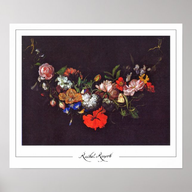 Rachel Ruysch Zedign Art Poster nº 14 (Frente)