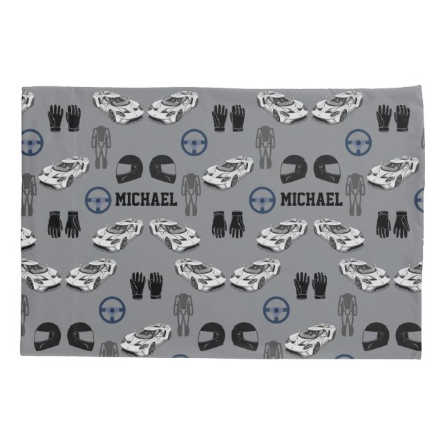 Racing car Pillowcase (Verso)