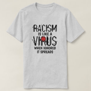 Racismo é como uma camiseta de vírus