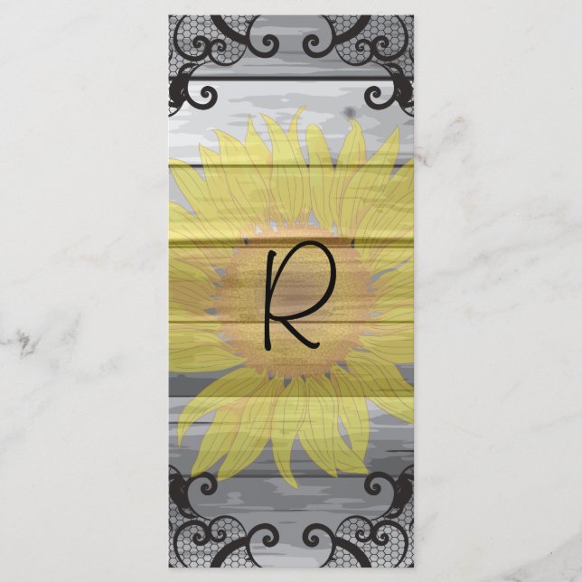 Rack Card do Programa de Colheita de Madeira em Fl (Frente)