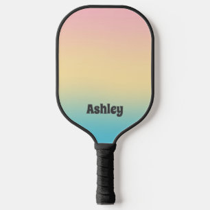 Rack de Pickleball Ombre Fofo com Nome