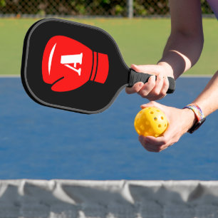 Racket de picleball personalizado com design de lu