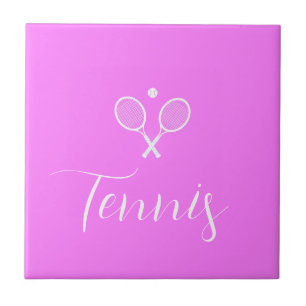 Rackets de tênis e Ball Deep Pink
