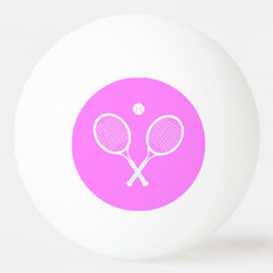 Rackets de tênis e Ping de Bola