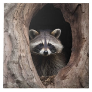 Racoon na Caverna das Árvores