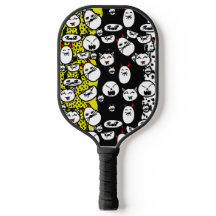 Racquet de Pickle Ball com Gatos Maus
