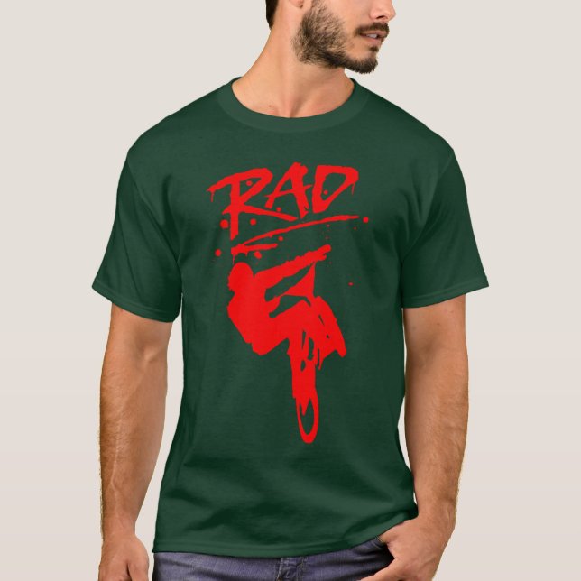 RAD BMX Bike Grafitti 80s Filme - Camisas radicais (Frente)