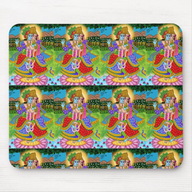 Radha Krishna Mouse Pad (Frente)