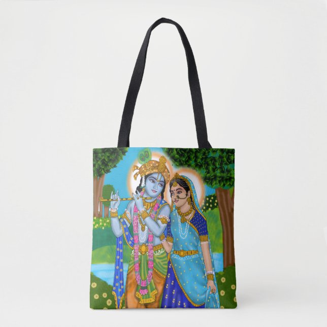 Radha Krishna Tote Bags (Frente)