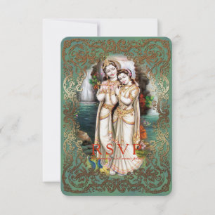Radha Krishna Wedding - RSVP Responder Card