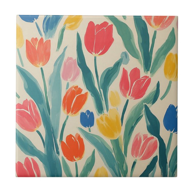 Radiância da Primavera das Tulipas (Frente)