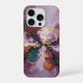 Radiant Whirl - Abstract Color Burst Iphone Case