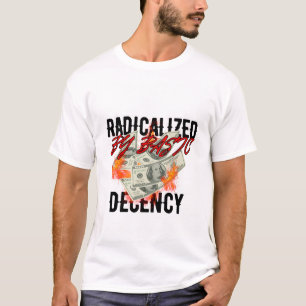 radicalizado por camisa básica de decência