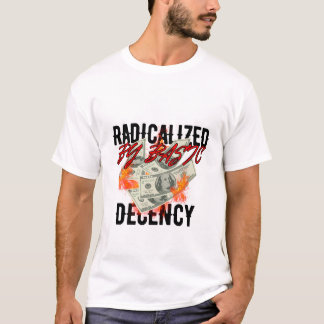 radicalizado por camisa básica de decência