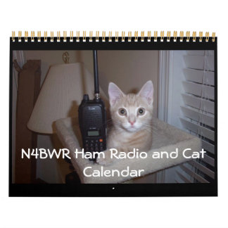 Rádio e Calendário de Gatos do N4BWR Ham