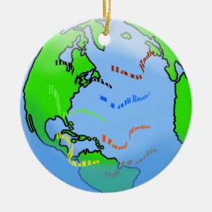 Rádio Ham Ao Redor Do Enfeites de natal Mundial