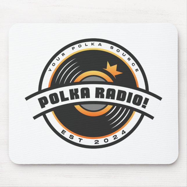 Rádio Polka! Mouse Pad (Frente)