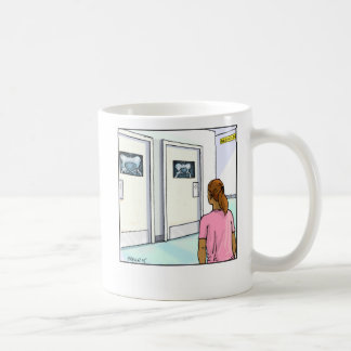 Radiologia engraçada da caneca dos desenhos