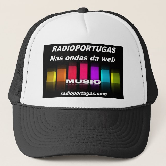 Radioportugas , nas ondas da web , bone (Frente)